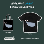 Adorable Whale Clipart Bundle - Perfect for Crafts, Prints, and Digital Designs