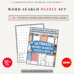 Get ready for hours of entertainment with the Ultimate Word Search Puzzle Set, complete with solutions! Perfect for all ages, these fun and challenging puzzles enhance vocabulary and focus. Ideal for classrooms, home activities, or gifts!