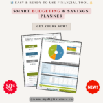 Smart Budgeting & Savings Planner – A complete financial tool to track income, expenses, and savings with easy-to-use templates